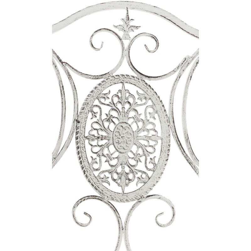 Juego de 2 sillas Sibell, color blanco antiguo