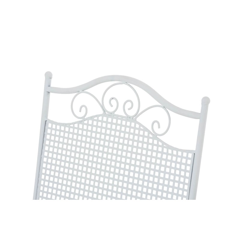 Juego de 2 sillas de jardín blancas Kiran