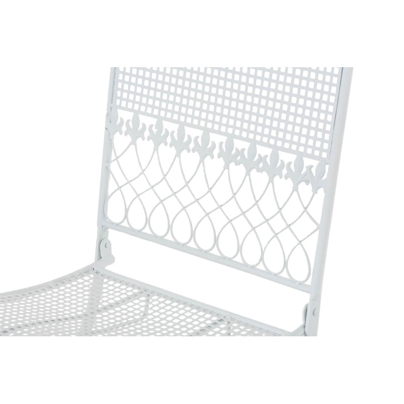 Juego de 2 sillas de jardín blancas Kiran