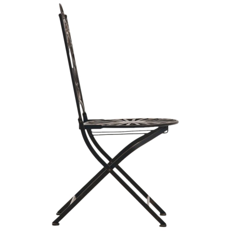 Juego de 2 sillas Indra de bronce