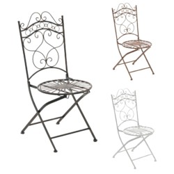 Juego de 2 sillas Indra de bronce