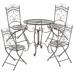 Juego de 2 sillas Indra de bronce