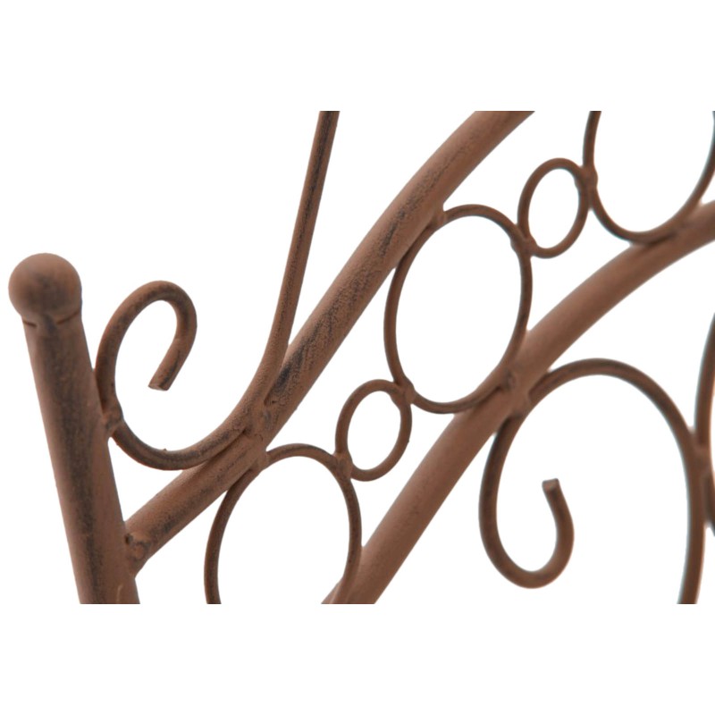 Juego de 2 sillas Indra, color marrón antiguo