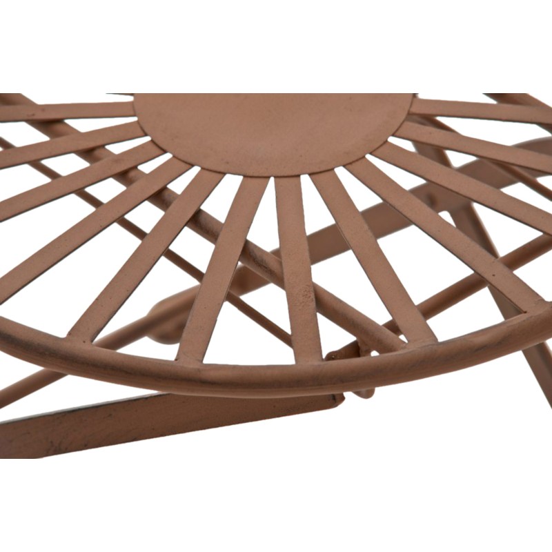 Juego de 2 sillas Indra, color marrón antiguo