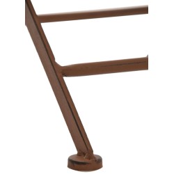 Juego de 2 sillas Indra, color marrón antiguo