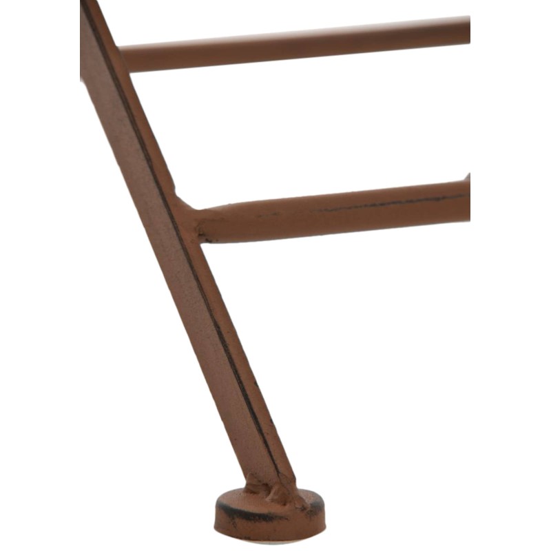 Juego de 2 sillas Indra, color marrón antiguo