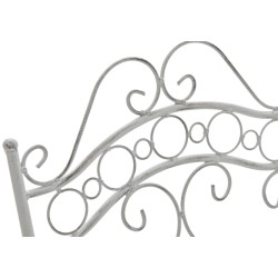 Juego de 2 sillas Indra, color blanco antiguo