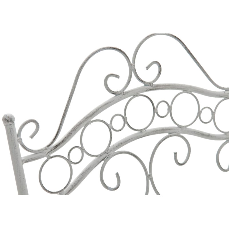 Juego de 2 sillas Indra, color blanco antiguo