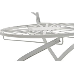 Juego de 2 sillas Indra, color blanco antiguo