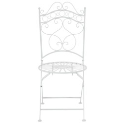 Juego de 2 sillas blancas Indra