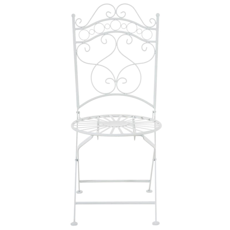 Juego de 2 sillas blancas Indra