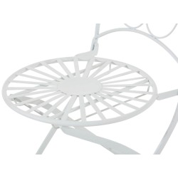 Juego de 2 sillas blancas Indra