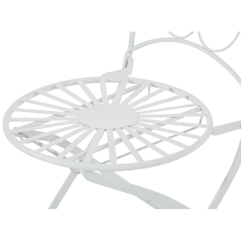 Juego de 2 sillas blancas Indra