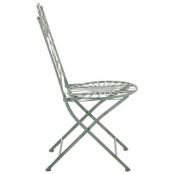 Juego de 2 sillas Indra en verde antiguo