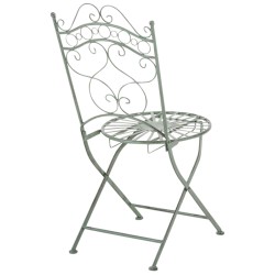 Juego de 2 sillas Indra en verde antiguo