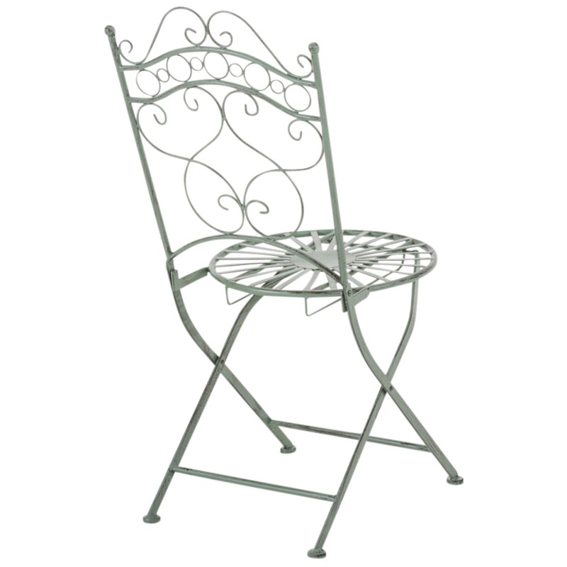 Juego de 2 sillas Indra en verde antiguo