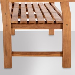 Banco Orlando de teca de 150 cm