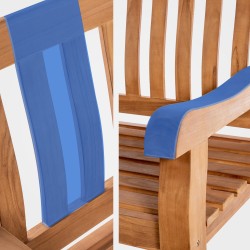 Banco Orlando de teca de 150 cm