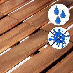 Banco de teca Luka de 150 cm