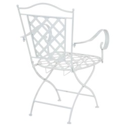 Juego de 2 sillas blancas Adara