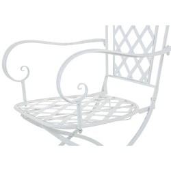 Juego de 2 sillas blancas Adara