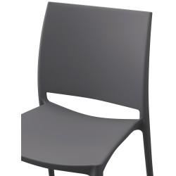 Silla Meton gris oscuro