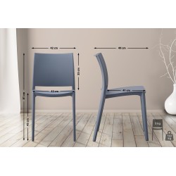 Silla Meton gris