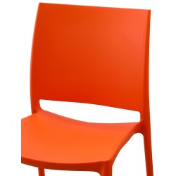 Silla Meton naranja