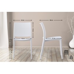Silla Meton blanca