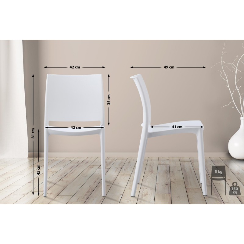 Silla Meton blanca
