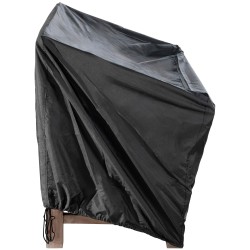 Funda negra para banco de jardín de 120 cm