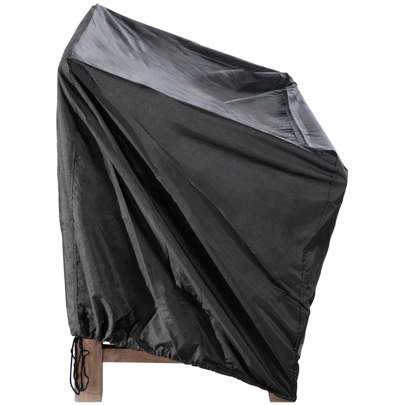 Funda negra para banco de jardín de 120 cm