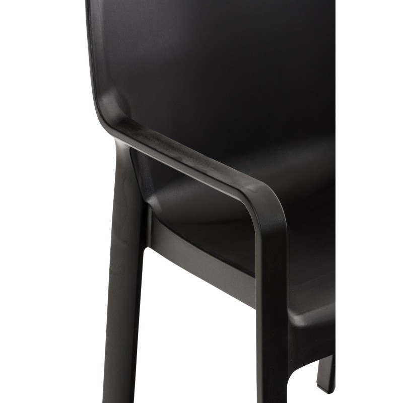 Juego de 4 sillas Diva negras