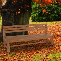 Banco de teca Augusta de 220 cm