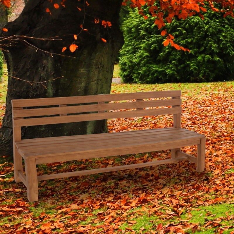 Banco de teca Augusta de 220 cm