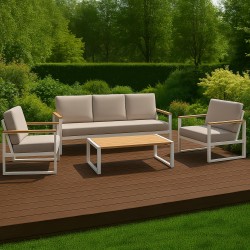 Grupo de sillas blancas Rodiesa