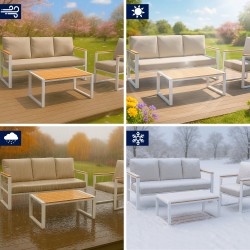 Grupo de sillas blancas Rodiesa