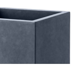 Juego de 2 macetas, color antracita