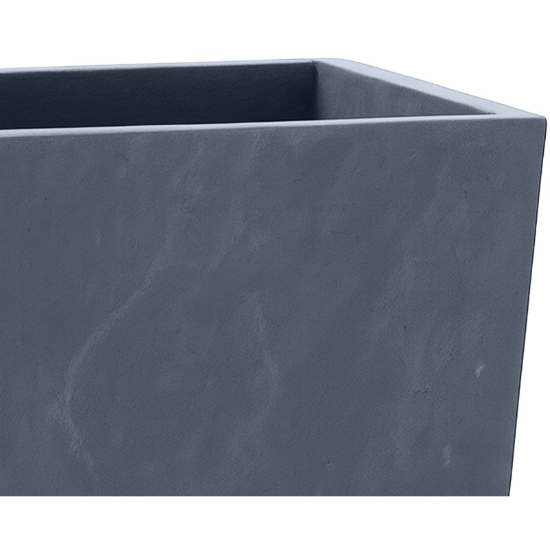 Juego de 3 macetas, 2 de color antracita