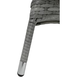 Grupo de sillas Fireda, mezcla gris