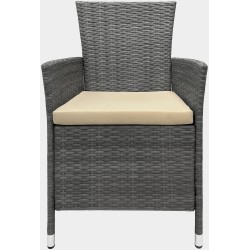 Grupo de sillas Fireda, mezcla gris