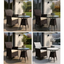 Silla Fireda, color marrón oscuro