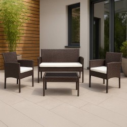 Grupo de sillas Ramunda marrones