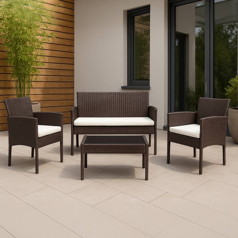 Grupo de sillas Ramunda marrones