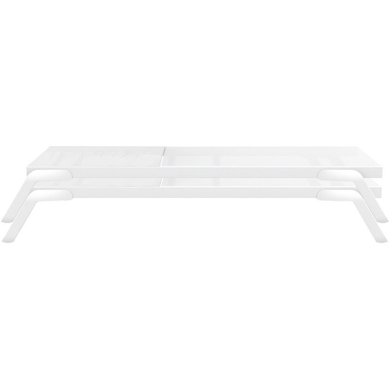 Juego de 2 tumbonas Tropic blancas