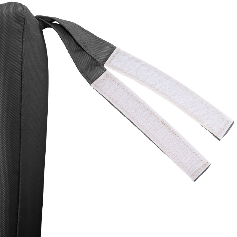 Banco mecedor Joyce con cojín de asiento, 120 cm, teca gris oscuro