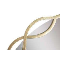 Espejo de pared Eleonor 73,5 x 2 x 72 cm – Curvas delicadas y estilo atemporal para un interior elegante