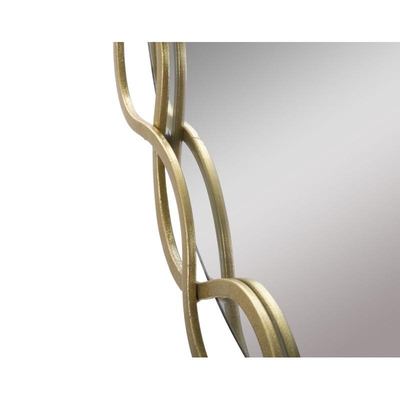 Espejo de pared Eleonor 73,5 x 2 x 72 cm – Curvas delicadas y estilo atemporal para un interior elegante