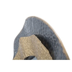 Espejo de pared Shai, oscuro, Ø65,5 x 5 cm – Reflejos profundos y carácter moderno