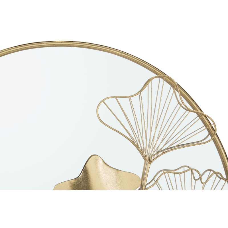 Espejo de pared floral 75x3,5x72 cm – Inspiración floral y encanto delicado